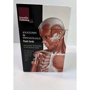 Anatomy & Physiology Flash Cards Scientific Publishing 335 Cards Pre-Med Box